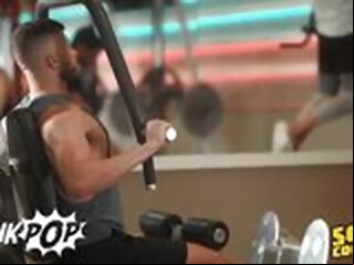 josh Sneaky Josh Catches Devy & JC Fucking Nearly The Gym Showers And Silently Gets Off Watching Them - TWINKPOP sneaky